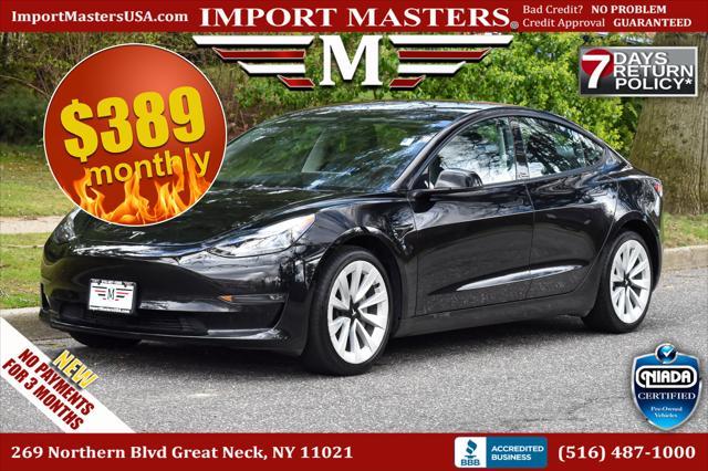 used 2022 Tesla Model 3 car, priced at $22,995