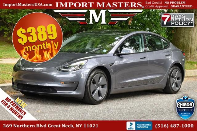 used 2021 Tesla Model 3 car, priced at $20,295