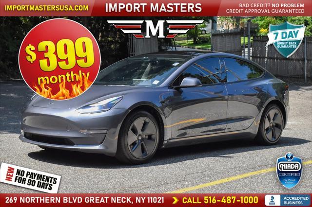 used 2022 Tesla Model 3 car, priced at $19,995