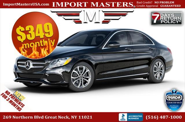 used 2018 Mercedes-Benz C-Class car, priced at $20,795