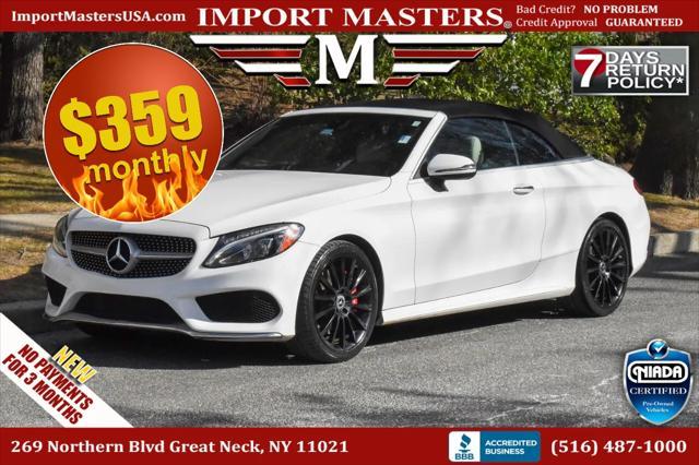 used 2018 Mercedes-Benz C-Class car, priced at $19,395