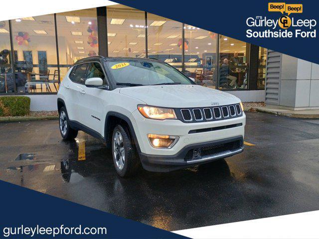 used 2021 Jeep Compass car, priced at $23,322