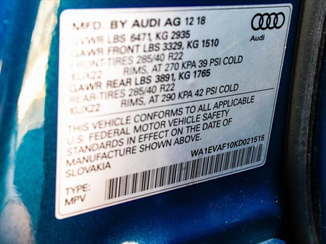 used 2019 Audi Q8 car, priced at $30,490