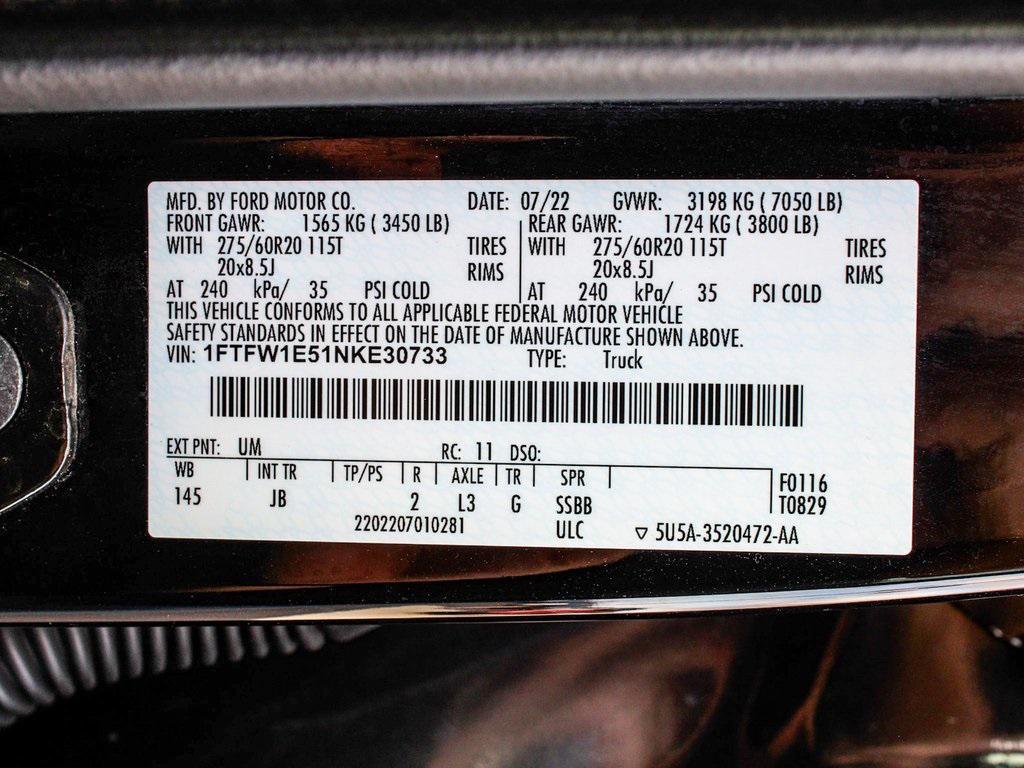 used 2022 Ford F-150 car, priced at $32,990