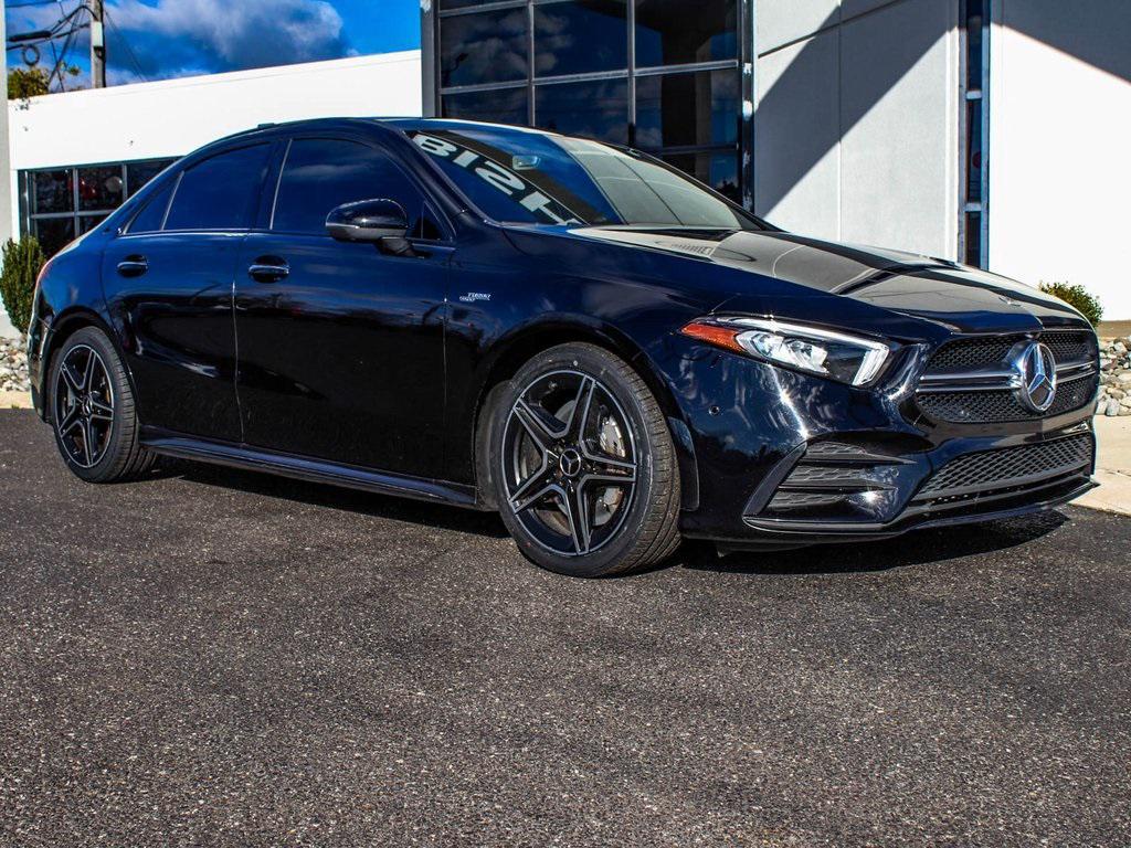 used 2021 Mercedes-Benz AMG A 35 car, priced at $30,740