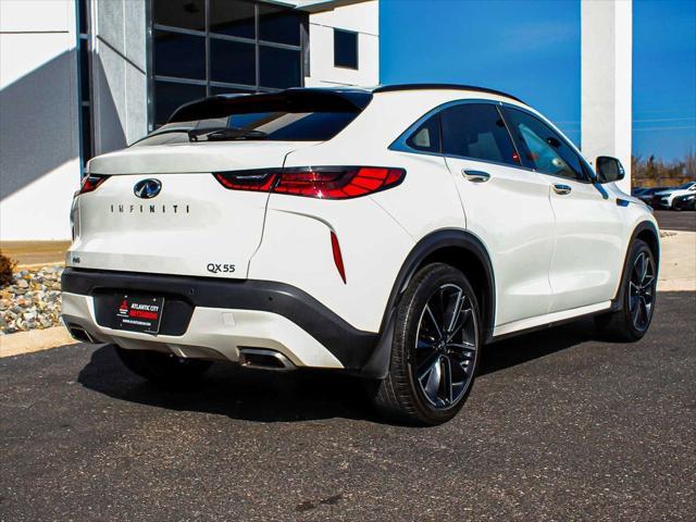 used 2022 INFINITI QX55 car, priced at $28,990