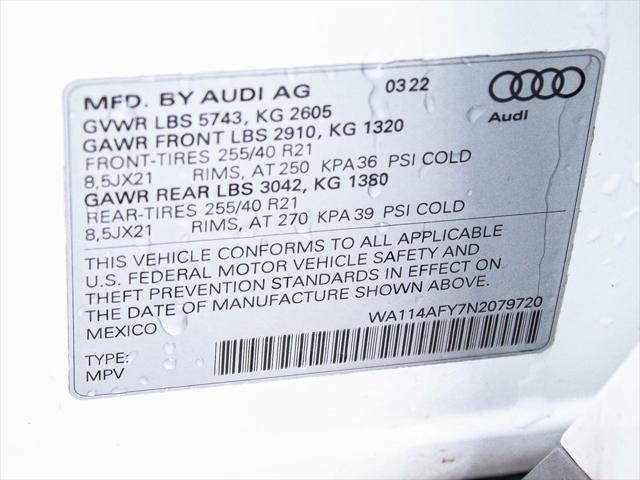 used 2022 Audi SQ5 car, priced at $37,990