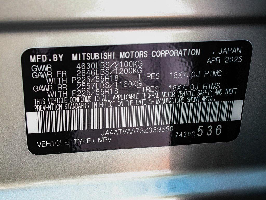 new 2025 Mitsubishi Eclipse Cross car, priced at $31,260