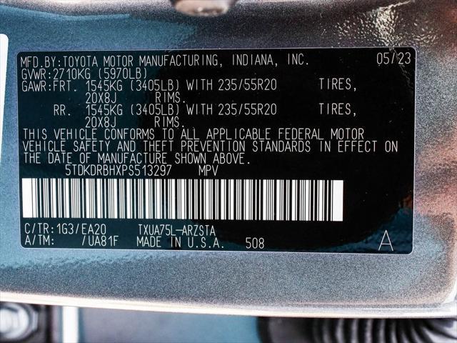 used 2023 Toyota Highlander car, priced at $40,990