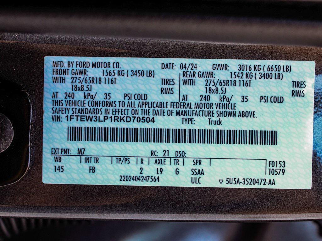 used 2024 Ford F-150 car, priced at $42,890