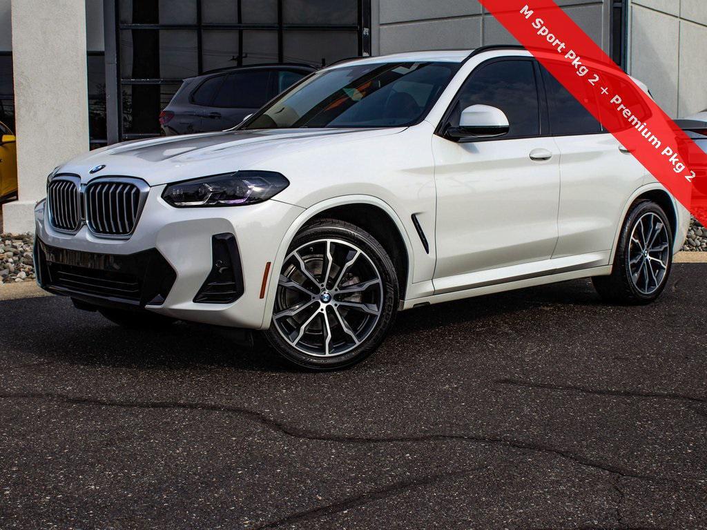 used 2022 BMW X3 car, priced at $31,450