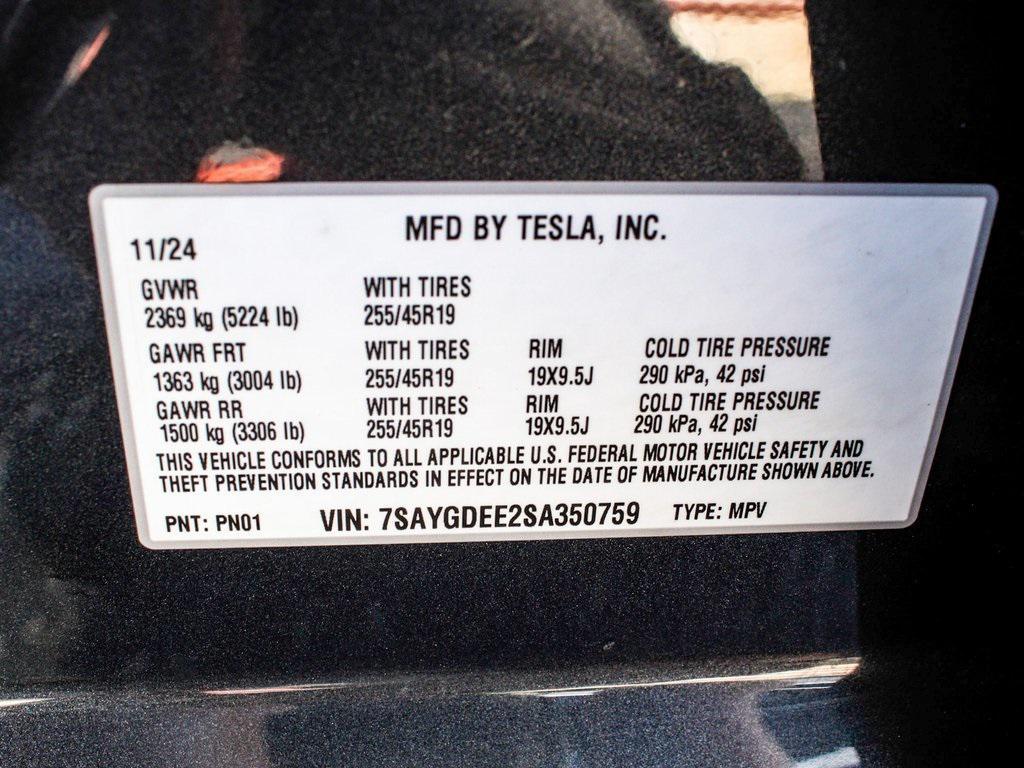 used 2025 Tesla Model Y car, priced at $35,990