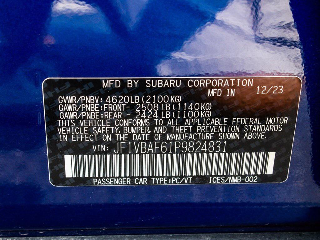used 2023 Subaru WRX car, priced at $27,990