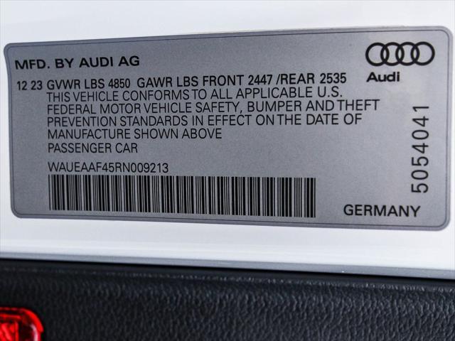 used 2024 Audi A4 car, priced at $34,990