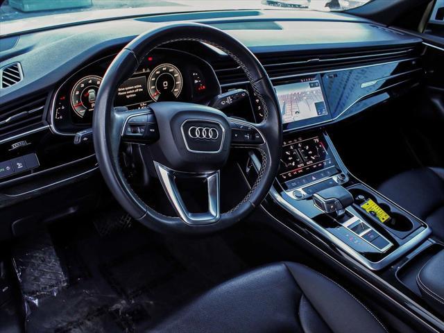 used 2021 Audi Q8 car, priced at $36,990