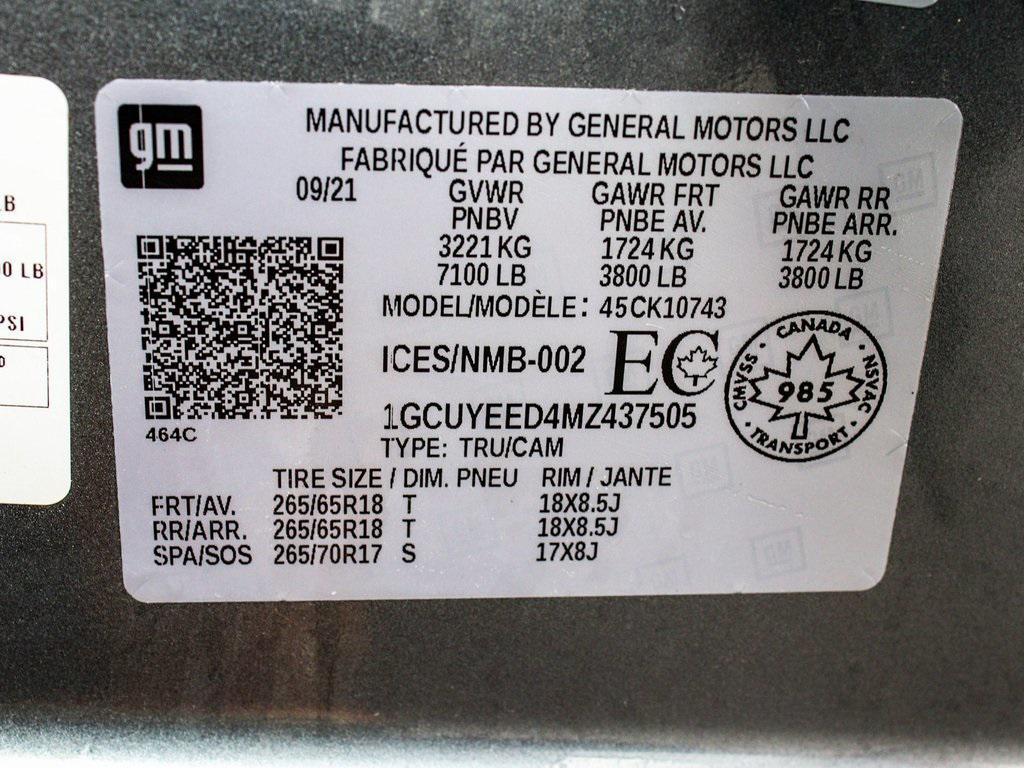 used 2021 Chevrolet Silverado 1500 car, priced at $34,890