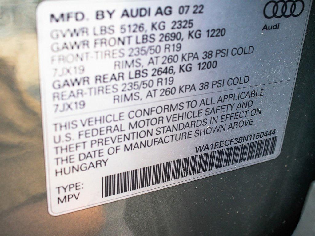 used 2022 Audi Q3 car, priced at $21,740