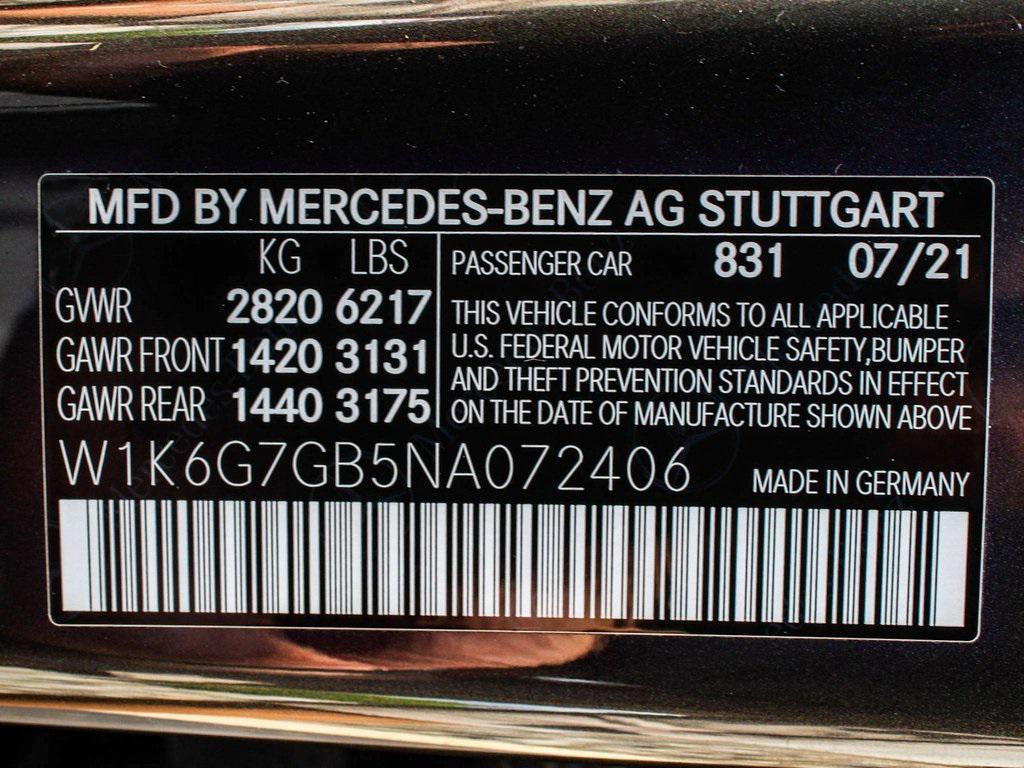 used 2022 Mercedes-Benz S-Class car, priced at $58,450