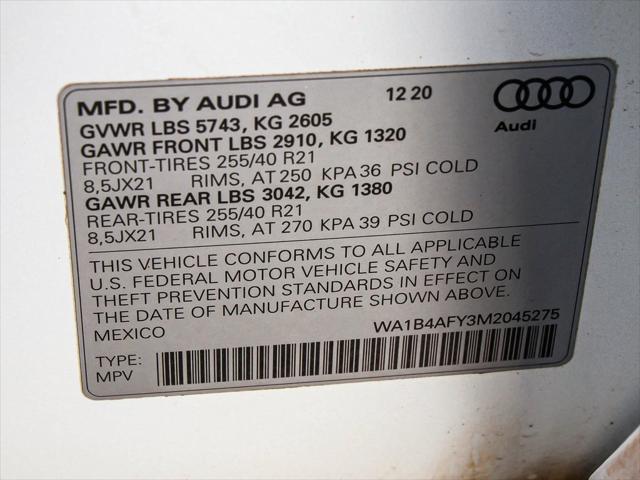 used 2021 Audi SQ5 car, priced at $32,990