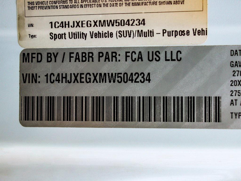 used 2021 Jeep Wrangler Unlimited car, priced at $28,890