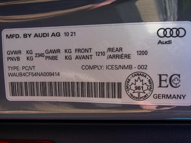 used 2022 Audi S5 car, priced at $39,990