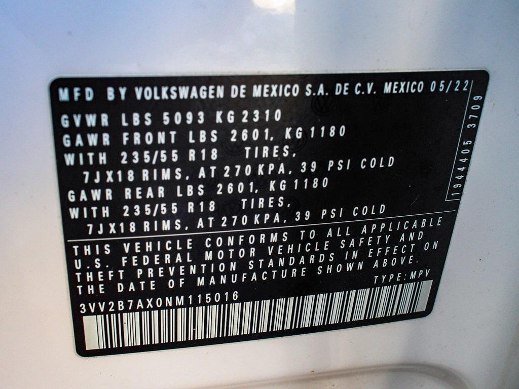 used 2022 Volkswagen Tiguan car, priced at $23,740
