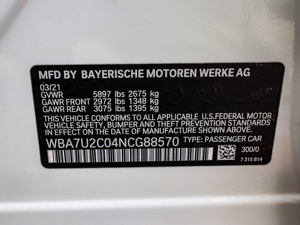 used 2022 BMW 750 car, priced at $42,450