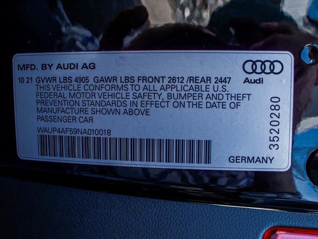 used 2022 Audi S5 car, priced at $40,990