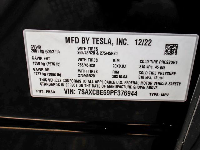 used 2023 Tesla Model X car, priced at $55,990