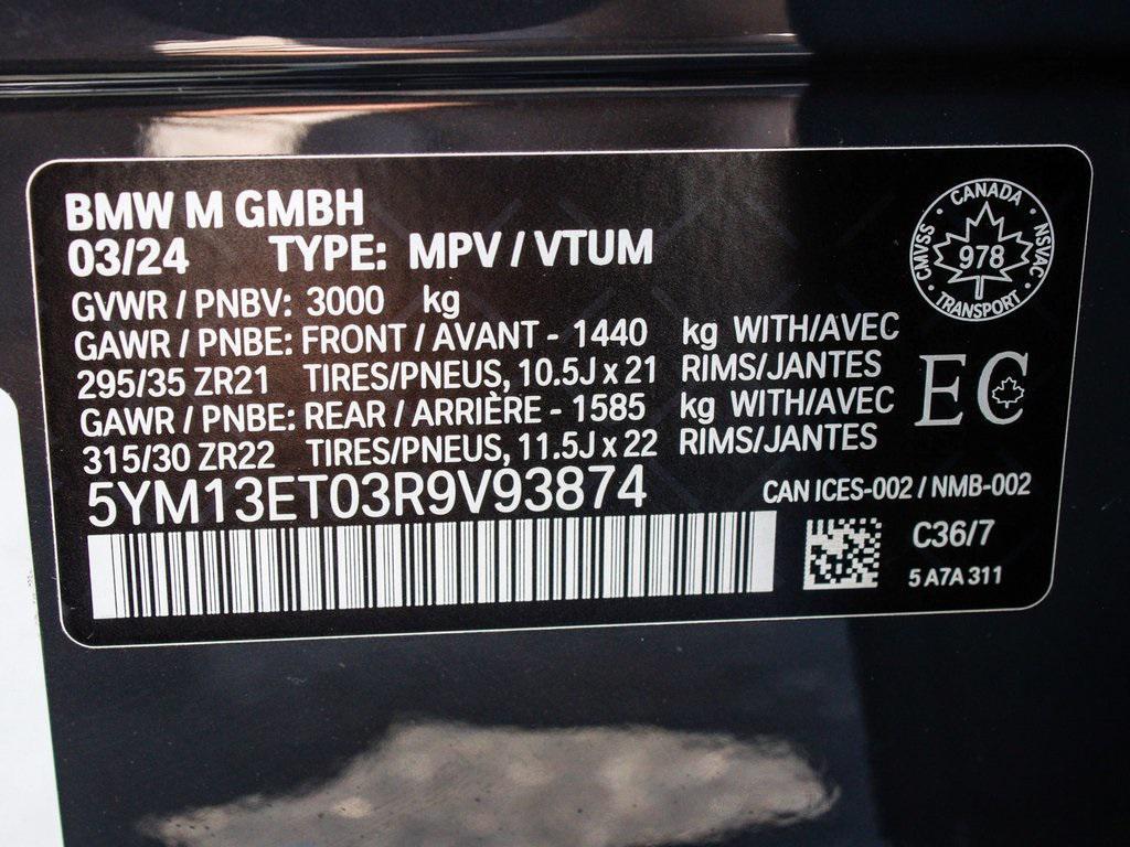 used 2024 BMW X5 M car, priced at $96,990