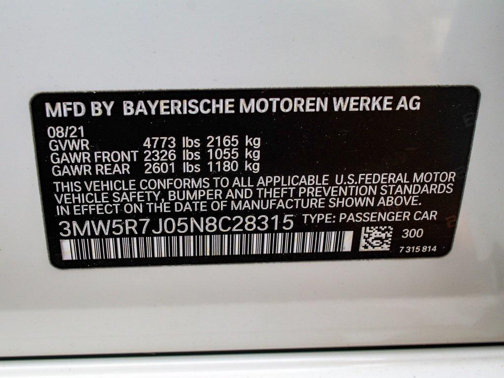 used 2022 BMW 330 car, priced at $27,990