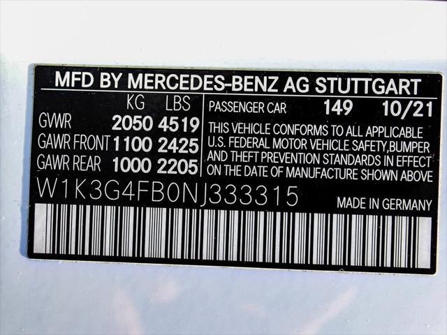 used 2022 Mercedes-Benz A-Class car, priced at $28,990