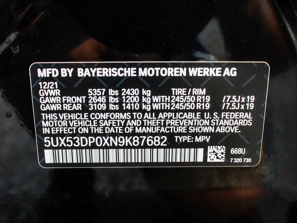 used 2022 BMW X3 car, priced at $32,450