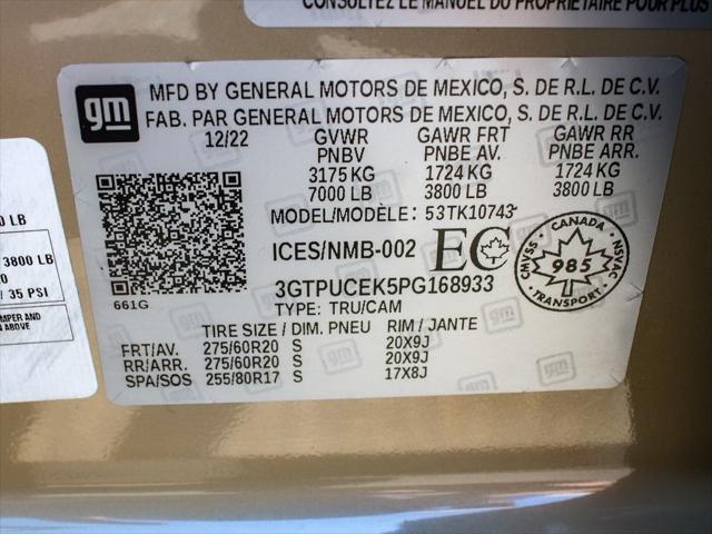 used 2023 GMC Sierra 1500 car, priced at $41,990