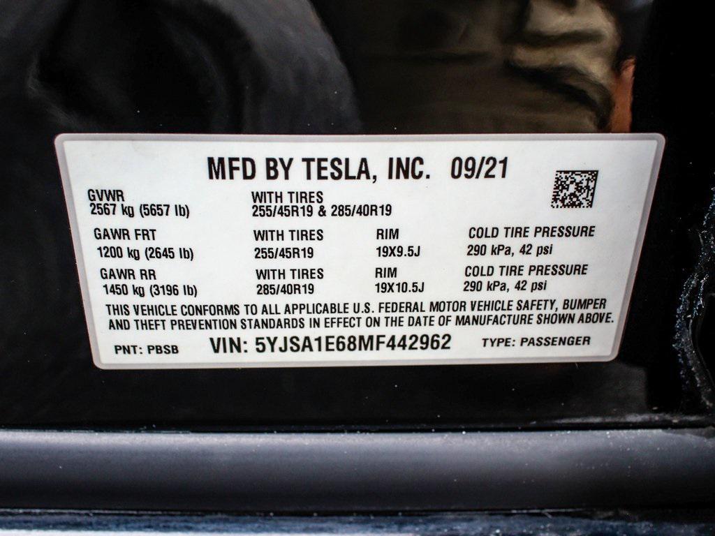 used 2021 Tesla Model S car, priced at $50,450