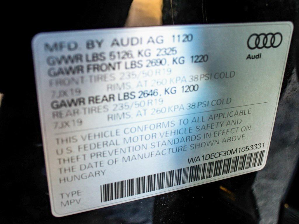 used 2021 Audi Q3 car, priced at $19,450