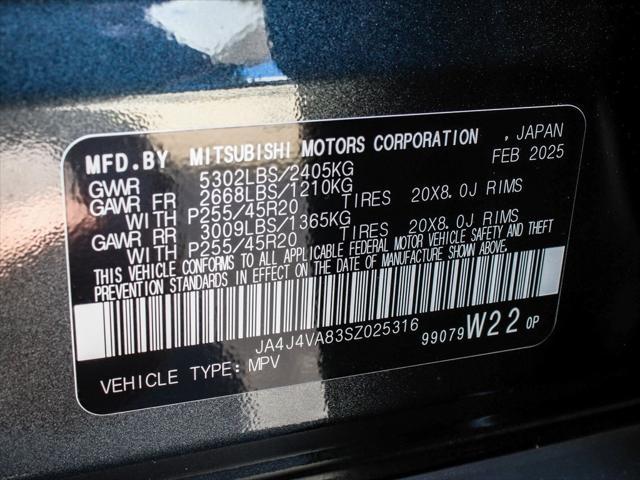 new 2025 Mitsubishi Outlander car, priced at $41,215