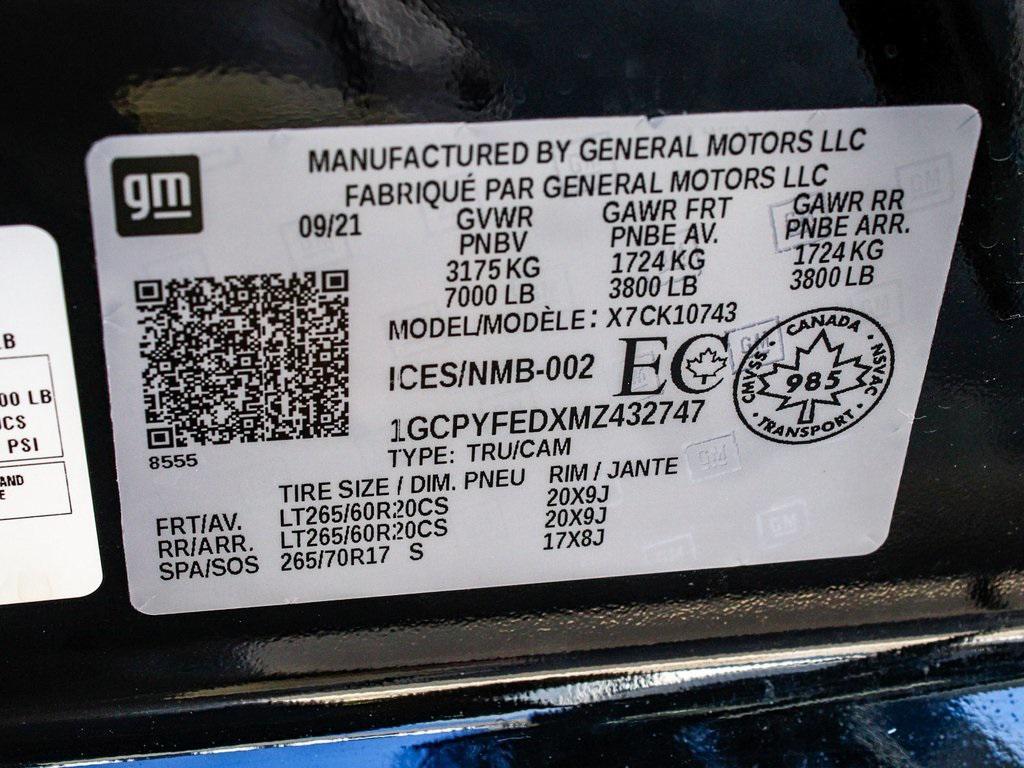 used 2021 Chevrolet Silverado 1500 car, priced at $35,990