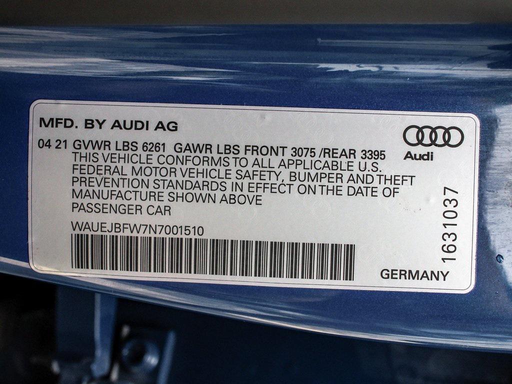 used 2022 Audi e-tron GT car, priced at $43,450