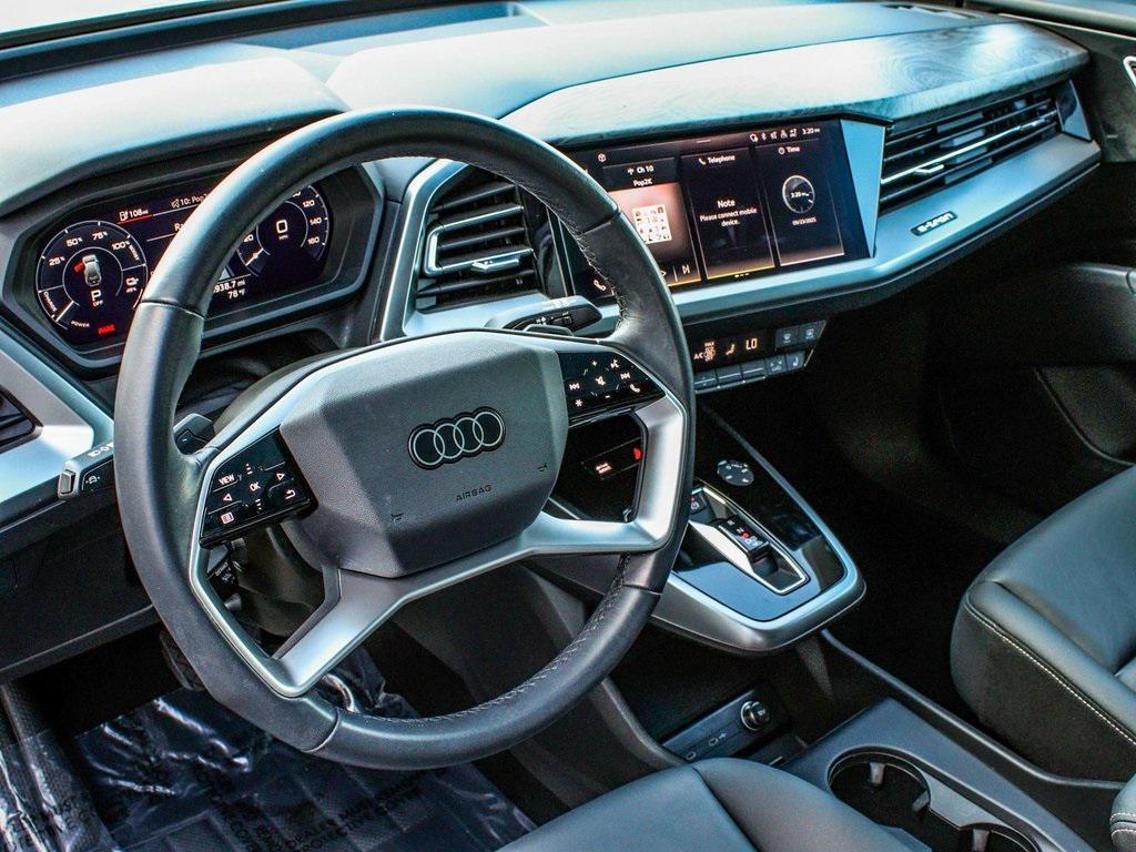 used 2024 Audi Q4 e-tron car, priced at $26,990