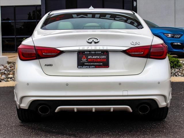 used 2022 INFINITI Q50 car, priced at $27,490