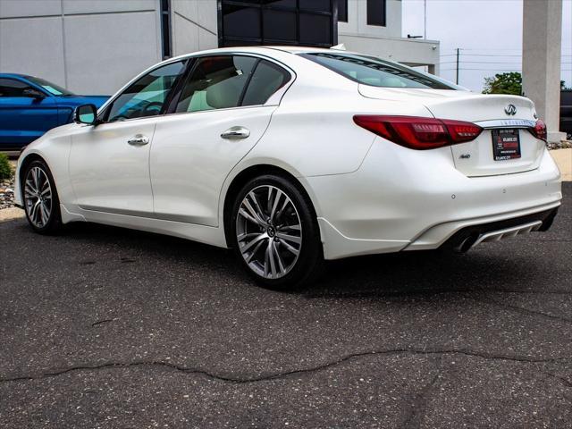 used 2022 INFINITI Q50 car, priced at $27,490