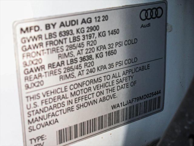 used 2021 Audi Q7 car, priced at $32,990