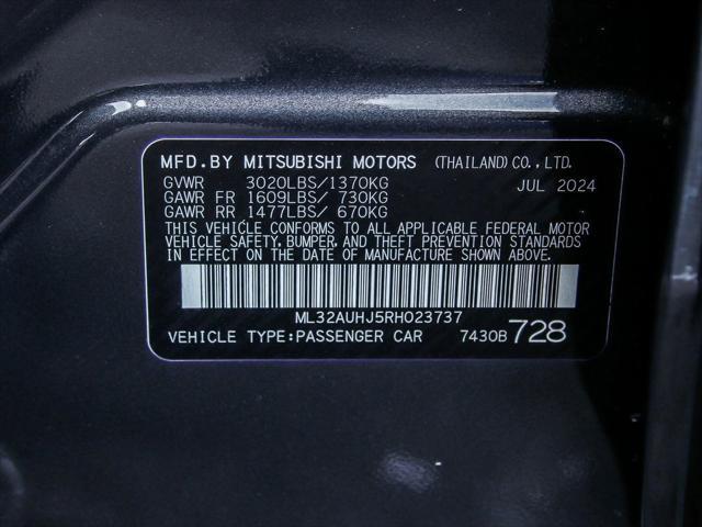 new 2024 Mitsubishi Mirage car