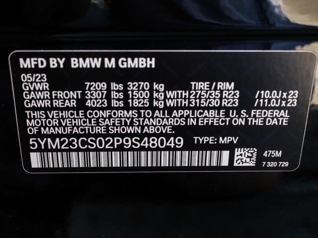 used 2023 BMW XM car, priced at $85,490