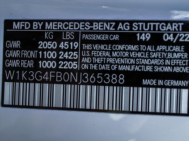 used 2022 Mercedes-Benz A-Class car, priced at $26,490