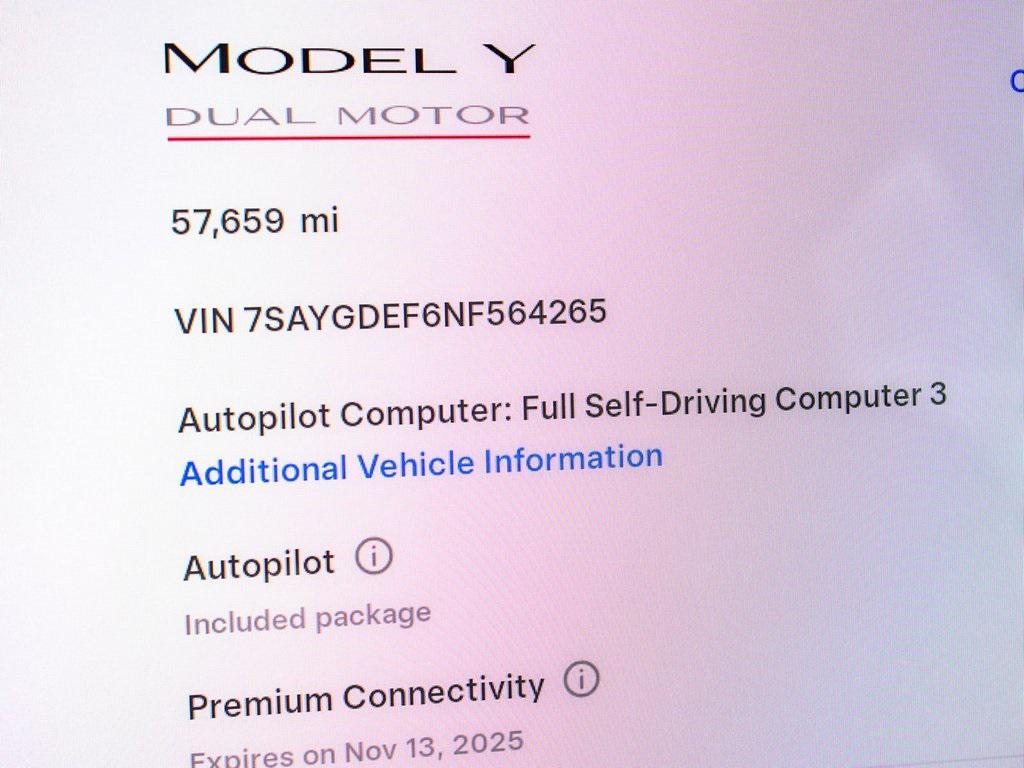 used 2022 Tesla Model Y car, priced at $29,990