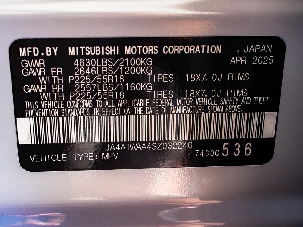 new 2025 Mitsubishi Eclipse Cross car, priced at $33,935