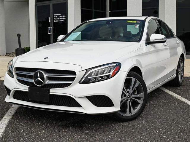 used 2021 Mercedes-Benz C-Class car, priced at $23,990