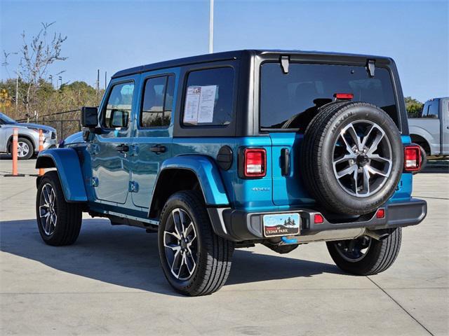 used 2024 Jeep Wrangler 4xe car, priced at $39,817